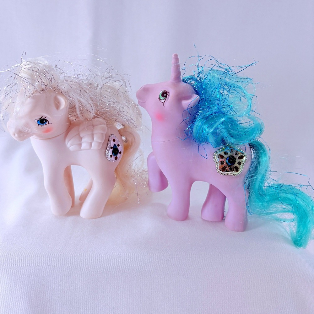 Hasbro My Little Pony MLP G1 1987 Princess Sparkle & Tiffany Toy